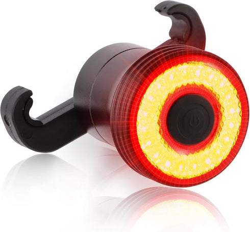 Tellegante Smart Bike Tail Light, Brake Sensing, Auto On/Off, Super Bright 22 LEDs