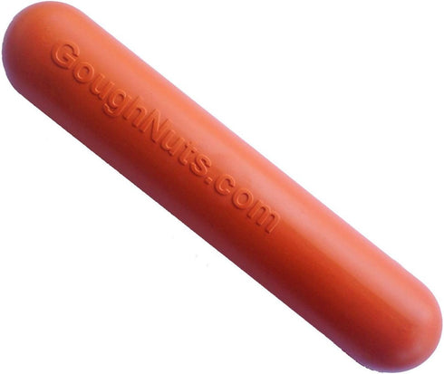 Goughnuts Dog Toys for Aggressive Chewers, Virtually Indestructible Dog Toy Stick for Small Breeds, Heavy Duty, Orange