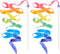 Sarah's Silks Rainbow Streamer - 8' Long Ribbon Wand for Kids Pretend Play, Dance, Gymnastics Party Favors