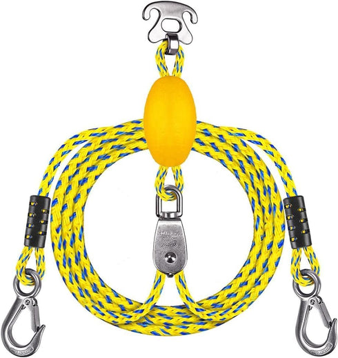 SELEWARE Heavy Duty Boat Tow Harness for Tubing, Boat Tow Rope with