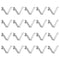HARFINGTON 20pcs Kayak Paddle Snap Spring Clip - 39mm x 5.8mm 65Mn Spring Steel for Tent Umbrella Camping