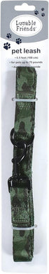 Luvable Friends Unisex Pet Leash, Camo, One Size