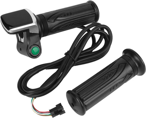 VGEBY Electric Bicycle Five-Star Turn Handle, LCD Screen Power Display with Switch for Throttle Handle