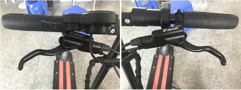 Akantor HB-876E 2-Pin Zoom Safety Cut Off Brake Levers for Electric Bike/Electric Scooter, Motor Power Off Brake