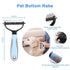 5-in-1 Dog Brush Grooming Kit - Set of 5 Blue - Dog Grooming Supplies for Short and Long Haired Dogs