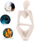 Aquarium Decorations Shelf Decor - Elegant Thinker Statue Abstract Figure for Fish Tank Set