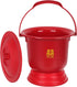 FRCOLOR Spittoon Bucket Portable Urinal Toilet Chamber Pot Enamel Potty Patient Urinal Pot Night Urine Pot Portable