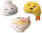 Fringe Studio Plush Dog Toy Set, SOY INTO You, 3 Piece Set for Small Dogs (289517)