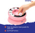 Interactive Cat Slow Feeder Bowl, Cat Treat Puzzle Feeder for Healthy Weight - 8.27 x 8.27 x 4.76 inches (Orange)
