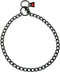 Dogline Herm Sprenger Black Stainless Steel Choke Dog Training Collar 2.5mm 18in (45cm) with Clicker for Easy Control,