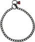Dogline Herm Sprenger Black Stainless Steel Choke Dog Training Collar 2.5mm 18in (45cm) with Clicker for Easy Control,
