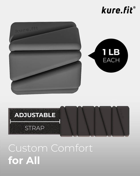 Wrist Weights | Ankle Weights for Women – 1LB Each, Weighted Bracelet for Yoga, Walking, Running, Strength Training
