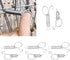 Spring Cage Door Hook, 20PCS Metal Finger Spring Latch Hook for Fixing Rabbit Pet Cage Door Farming Equipment