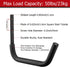 Heavy Duty Kayak Storage Hooks, 15.5 Inch Wall Mount Paddle Board Storage Rack, Surfboard Hanger