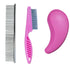 3 PCS Puppy Brush Grooming Kit, Stainless Steel Flea Comb, Fit for