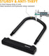NDakter Heavy Duty Bike Locks - Anti Theft U Lock for Ebike, 18mm Shackle, 6FT Steel Security Cable