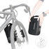 Rhinowalk Bike Front Fork Waterproof Bag, 4L Pannier Saddle Bag for E-Scooter Mountain Bike Accessories, Black