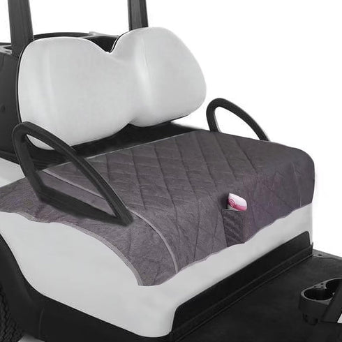 Golf Cart Seat Covers, EZGO Heavy Duty Seat Cover, Waterproof Travel Sports Cart Seat Cushion Covers for 2 Person Seats
