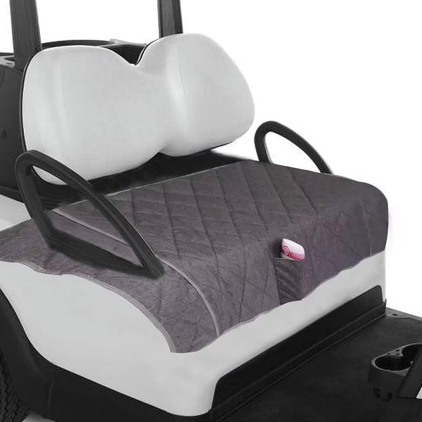 Golf Cart Seat Covers, EZGO Heavy Duty Seat Cover, Waterproof Travel Sports Cart Seat Cushion Covers for 2 Person Seats
