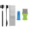 Tear Stain Remover Combs for Pets, Stainless Steel Eye Brush Tools, Durable Flea and Lice Removing Set for Dogs, Cats