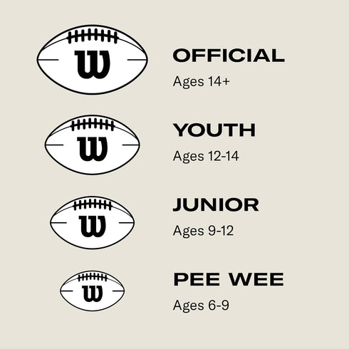 WILSON GST SpeedSkin Official Size Football - Brown