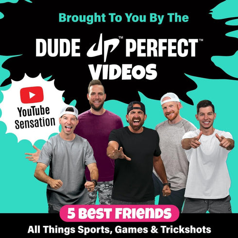 6+ Dude Perfect Tabletop Roll, a Target Toss Game, for Kids and Adults, Great for Family and Friend Game Night, Perfect