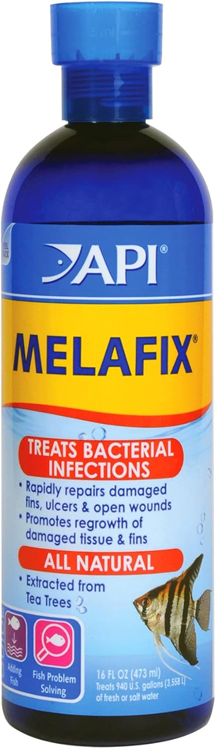API MELAFIX Freshwater Fish Bacterial Infection Remedy, 16-Ounce Bottle