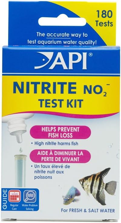 API NITRITE TEST KIT for Freshwater and Saltwater Aquariums, 180-Test