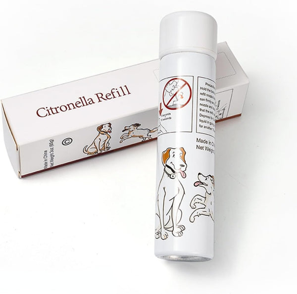 Citronella Spray Can Refill for Spray Bark Control Collars, 3oz(85g), Anti-Barking Spray Deterrent