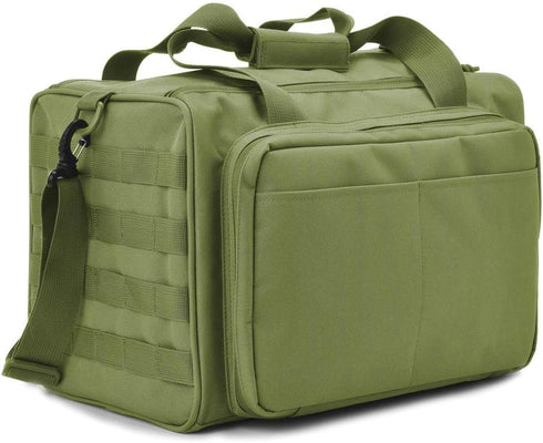 Tactical Gun Range Bag, Deluxe Pistol Shooting Range Duffle Bags