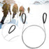 Stainless Steel Wire Saw, Survival Emergency Wire Saw Steel Wire Saw Scroll Outdoor Travel Outdoor Camping Survival Tool for Bushcraft Gear Hunting Hiking Tree Cutting by Ejoyous