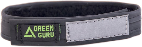 Green Guru Gear Narrow Bike Pant Leg Upcycled Ankle Strap, Made in USA, Black
