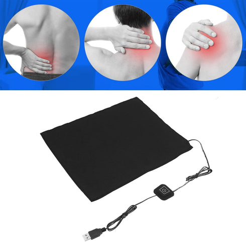 Oumefar USB Heater, DC 5V USB Heater Waterproof Portable USB Electric Cloth Heater Pad for Clothes Seat Pet Warmer 35?-50? Adjustable Temperature Heating Element Warmer Tool