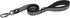 KRUZ PET KZV5048-05S 4" Long Reflective Heavy Duty Leash, Strong Nylon Safety Lead with Padded Handle, Small, Gray