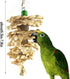 Hamiledyi Parrot Toys, Chewing Bird Toy Cuttle Bone, Beak Grinding Cage Hanging Bell for African Greys, 3 Pack