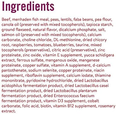 Chicken Soup for the Soul Pet Food Grain-Free Dry All Stages Dog Food, Beef & Legumes Recipe, 4 Pound Bag