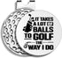 It Takes a Lot Funny Golf Ball Markers, Magnetic with Hat Clip, Divot Tools, Men Golf Accessories, Gifts for Dad