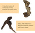 Hamiledyi 10 PCS Natural Driftwood Branches for Fish Tank Habitat Decor, Sinkable Reptile Tree Log Decorations
