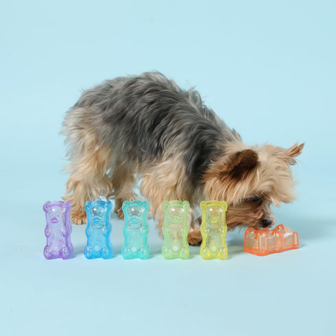 Gnawsome Gummy 3" Squeaker Bear- Small
