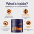 Finn All-in-1 Dog Multivitamin, Everyday Supplement with Probiotics, Omega-3s, Glucosamine for Gut, Immune, Joint
