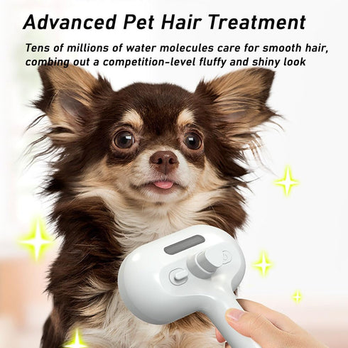 Generic 3 1 (1*black) Shower Brush Bathing Kit, Dog Shampoo Brush, In Pet Grooming Comb With Electronic Mist Spray