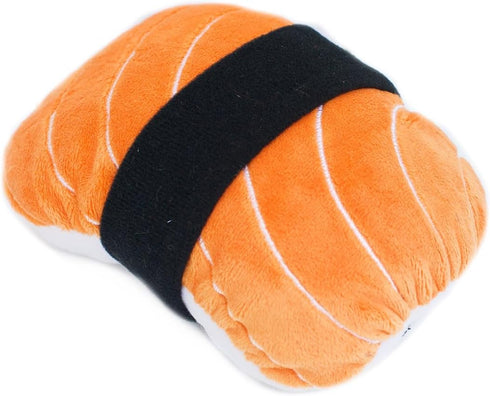 ZippyPaws NomNomz - Dog Squeaky Toys, Funny Food Plush for Small & Medium Dogs, Soft and Cuddly - Sushi