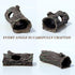 Large Hollow Log Tree Trunk for Reptiles, Lizard, Snake, Gecko, Axolotl, Turtles, Bearded Dragon Tank Decor