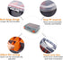 TOPIND Fishing Tackle Box, Double-Sided Transparent Storage with Adjustable Dividers, Plastic Organizer for Fishing