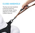 6FT Heavy Duty Elastic Bungee Dog Leash, Shock Absorbing with Comfortable Padded Handle for Medium & Large Dogs