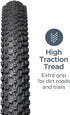 Hycline Bike Tire,20/24/26/27.5 Inch Folding Replacement Tire for MTB Mountain Bicycle-Black/Skinwall by Hycline