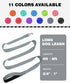 6ft Dog Leash for Small Medium Large Dogs | Reflective Nylon | Padded Handle | 3/4 inch Wide | Grey
