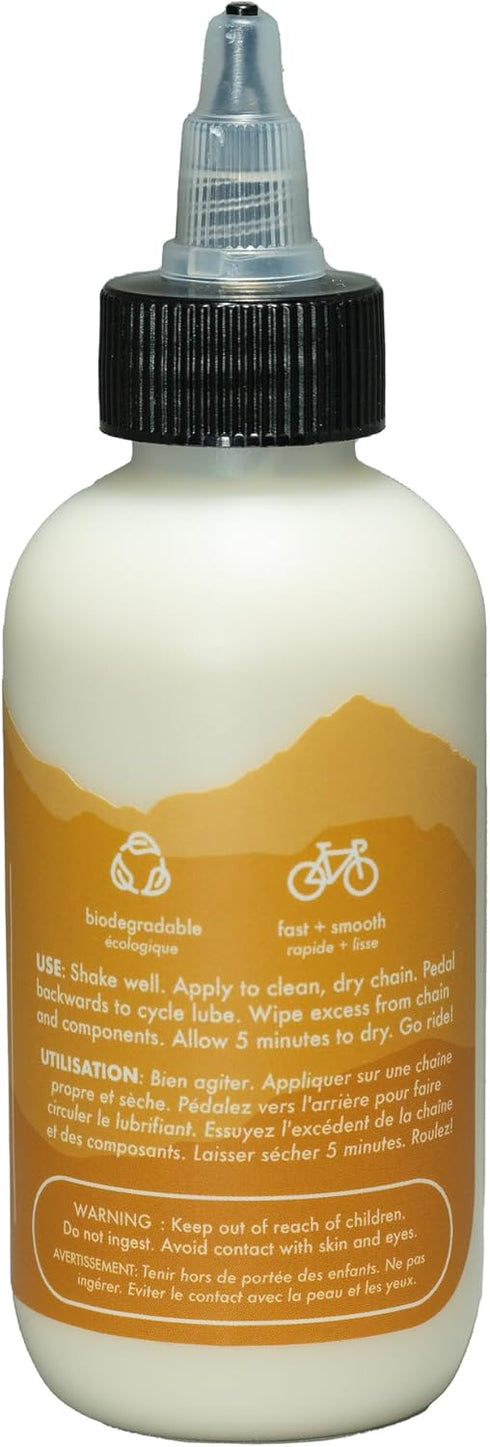 0% mountainFLOW Bike Lube - Wax | Plant-Based and Biodegradable | Petroleum | Fast + Smooth | Riding Conditions: