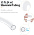 Pawfly Airline Tubing Standard Aquarium Air Pump Accessories with Air Stones, Check Valves, Suction Cups and Connectors