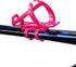 ZONKIE Bicycle Bottle Cages, Plastic Bike Bottle Holder with Mounting Base, Pink